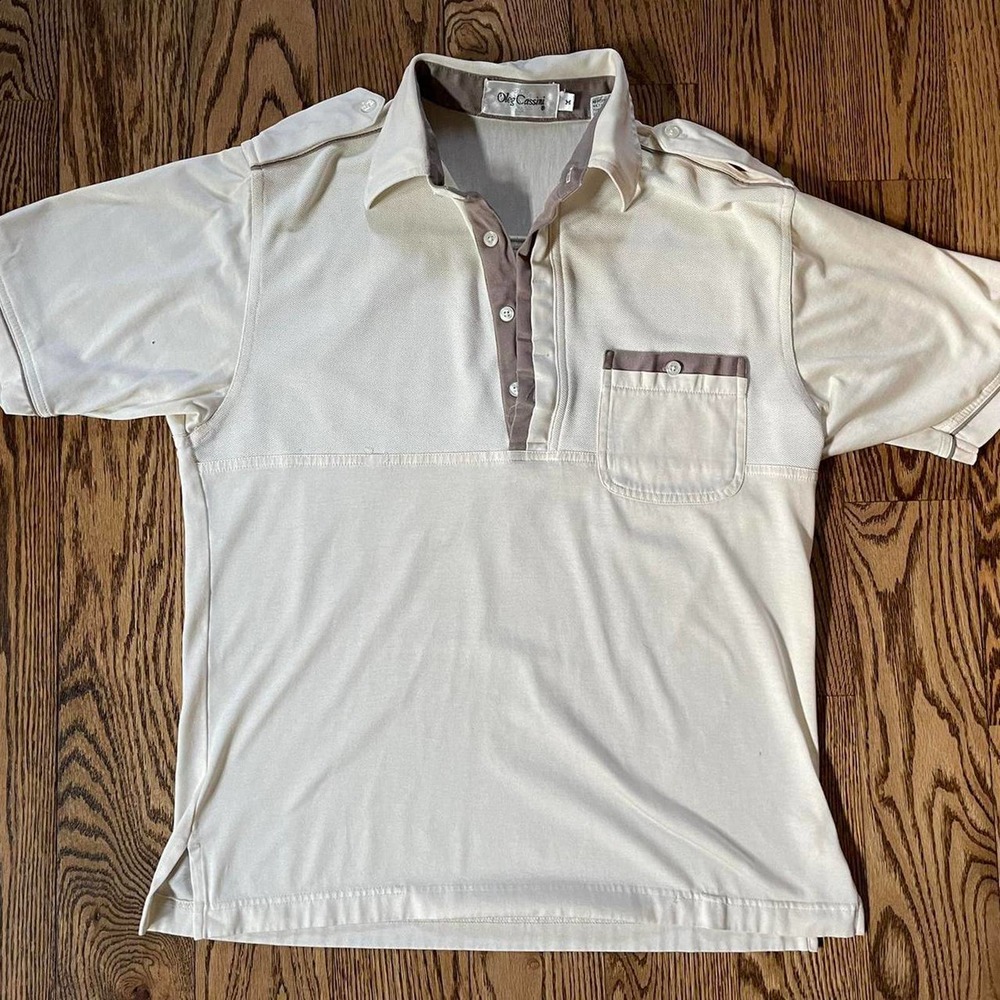 Vintage 70s oleg cassini polo